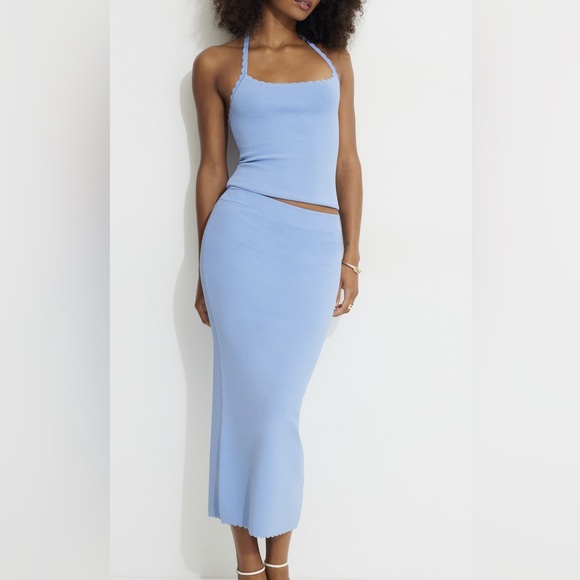 Dynamite Dresses & Skirts - Matching Set Knit Halter Top and Knit Skirt